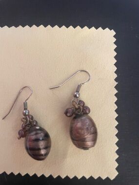 Bronze-Tone Bead Drop Earrings - Women Jewelry
